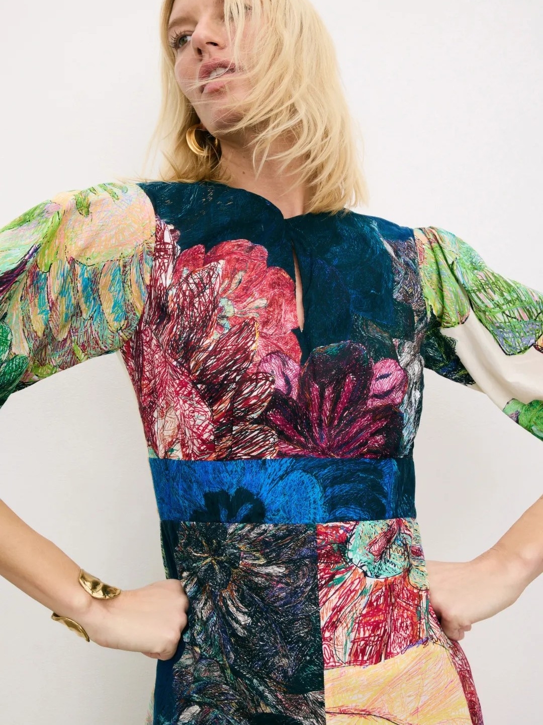 Saaksha & Kinni Daisy Dress Size S Msrp $284